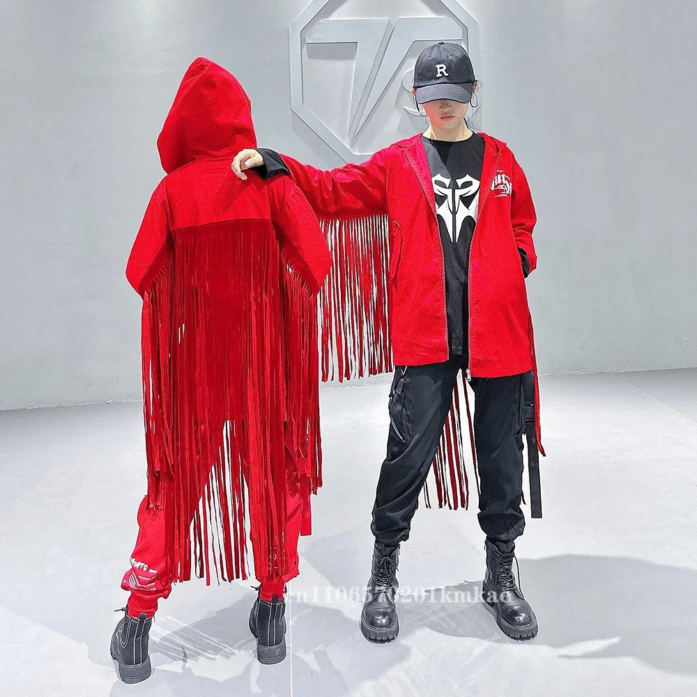 Street Fashion Show - Damski strój hip-hopowy na występy, zestaw