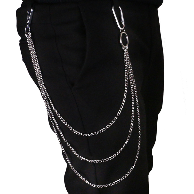 Street Fashion Goth - 1PC Długi brelok ze stali nierdzewnej