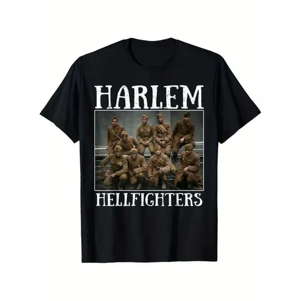 Italy Fashion Street - Koszulka golfowa z nadrukiem Harlem Hellfighters,