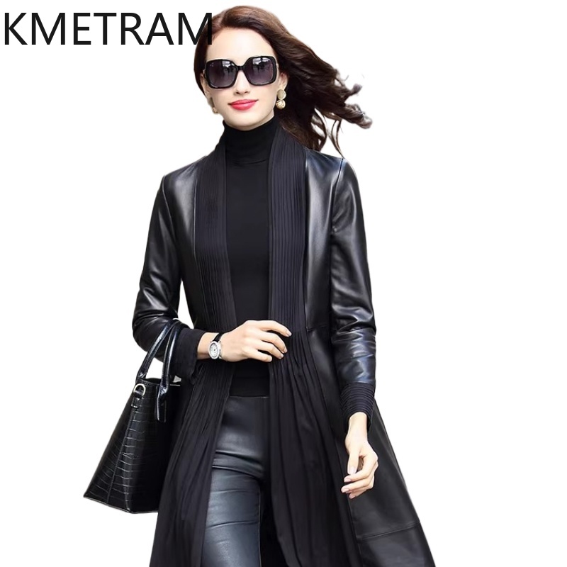 Street Fashion Fall 2025 - KMETRAM 100% Naturalna Skóra Owcza Damska