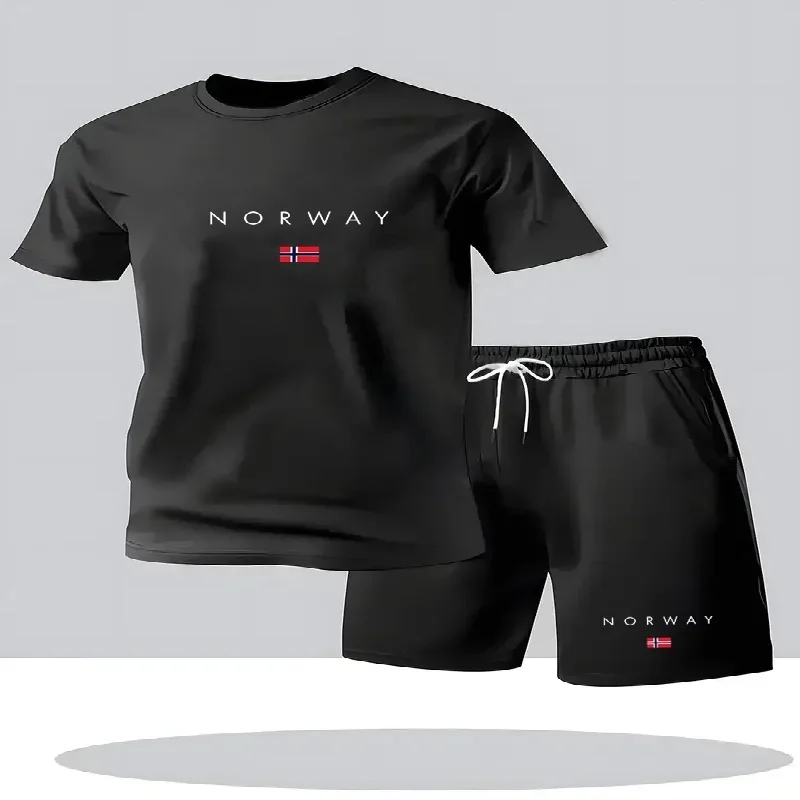 Street Fashion For 2026 - Męski zestaw na lato 2026: koszulka