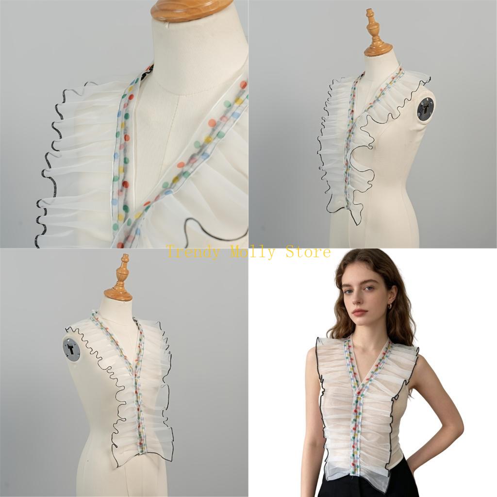Mesh Top Layering - N5KB Fashion Hollows Out Letnie topy