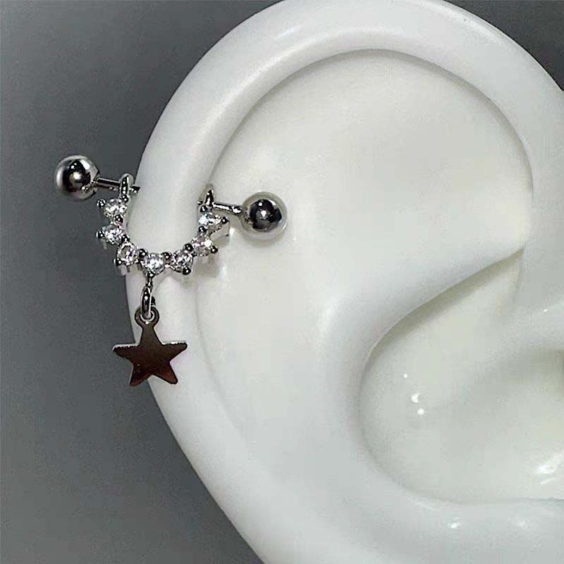 Street Fashion Earrings - Seksowne, modne kolczyki sztyfty z cyrkoniami