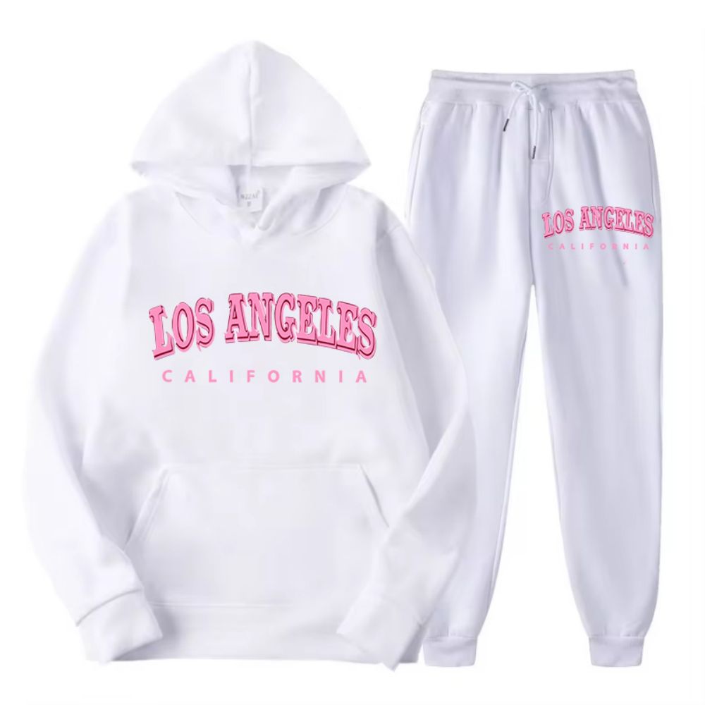 Street Fashion Los Angeles - Dwuczęściowy zestaw Street Womens Hoodie &
