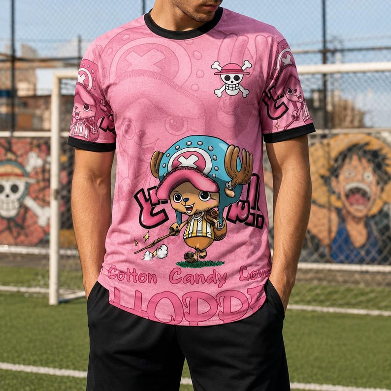 Street Fashion Anime - Letnia koszulka anime One Piece Chopper,