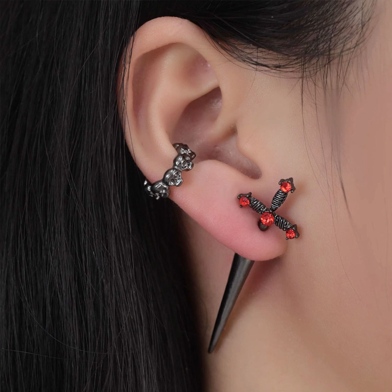 Street Fashion Earrings - Nowość w modzie Vintage Hip Hop