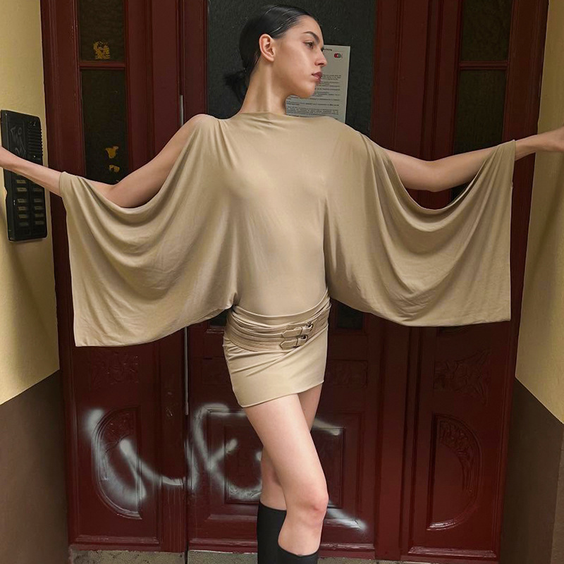 Street Fashion Fall 2025 - DSMTRC Wycięte Sukienki Wieczorowe na Imprezę