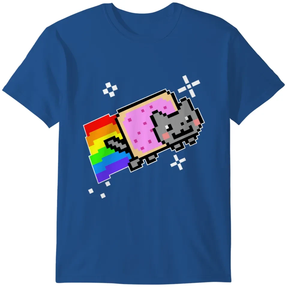 Fashion Street Cat - Damskie luźne koszulki plus size z
