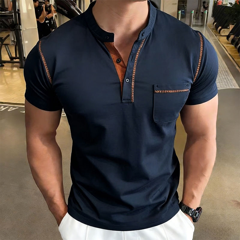 Street Fashion Style - Nowa letnia męska koszulka polo z
