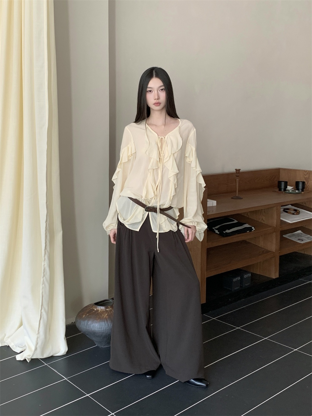 Bluzka CHEERART z falbankami,  – Street Fashion Fall 2025 recenzja i cena