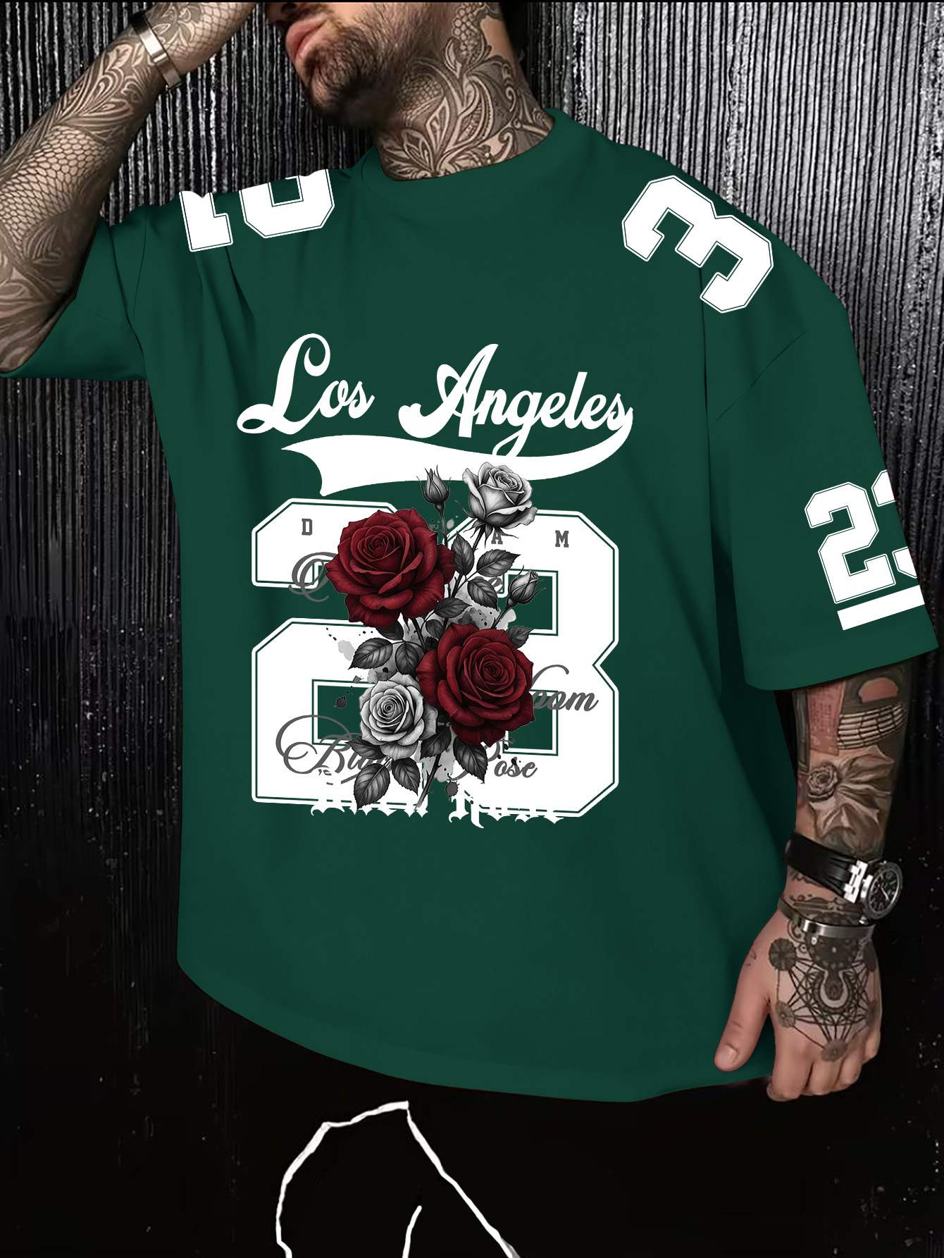 Męska koszulka w stylu retro z – Street Fashion Los Angeles recenzja i cena