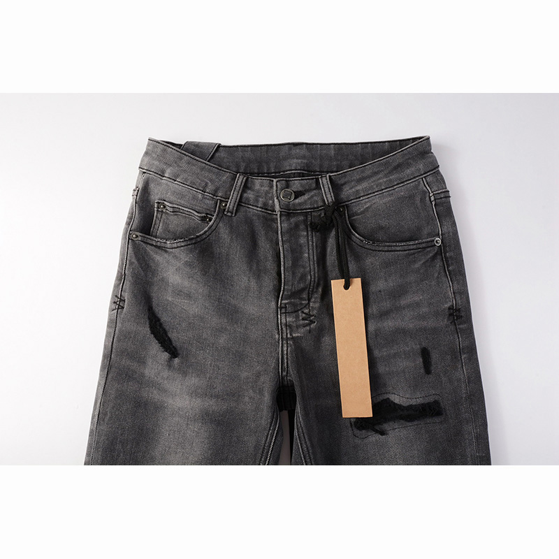 Męskie spodnie jeansowe skinny – Distressed Jean Rip recenzja i cena