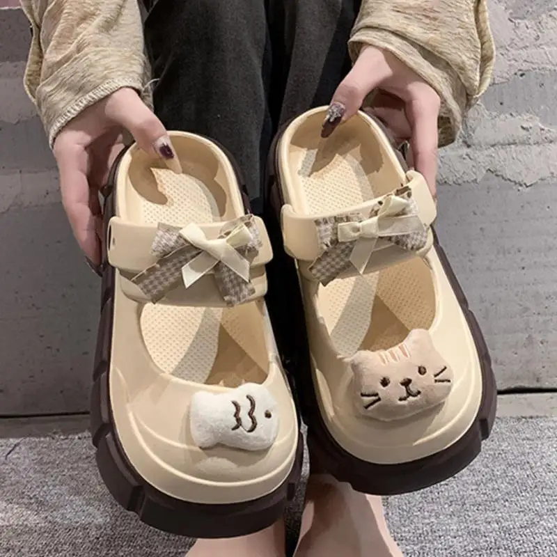 Nowe Urocze DIY Klapki Damskie – Korean Street Fashion Female recenzja i cena
