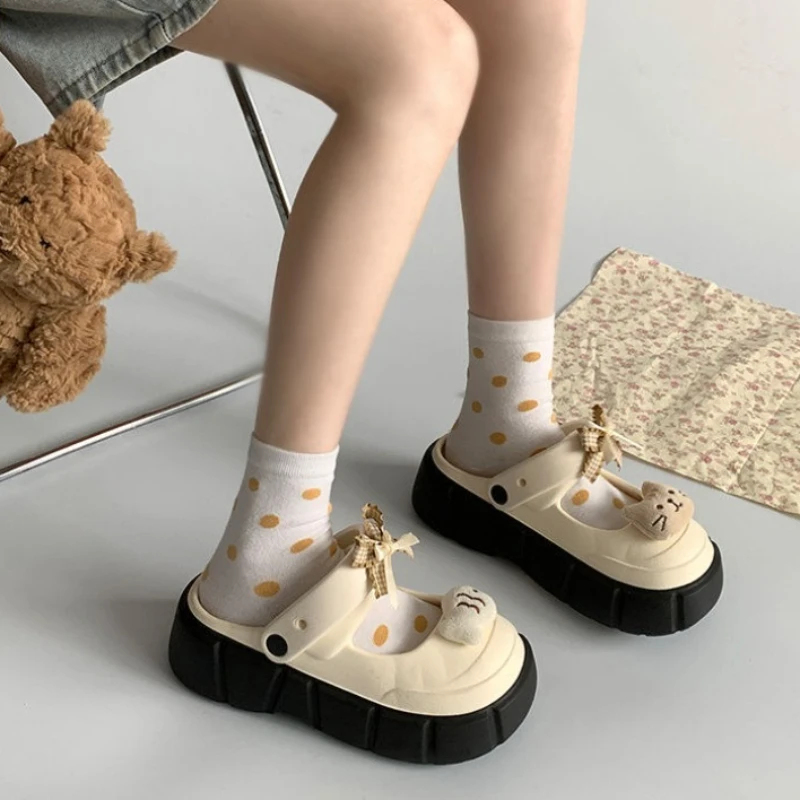 Nowe Urocze DIY Klapki Damskie – Korean Street Fashion Female recenzja i cena