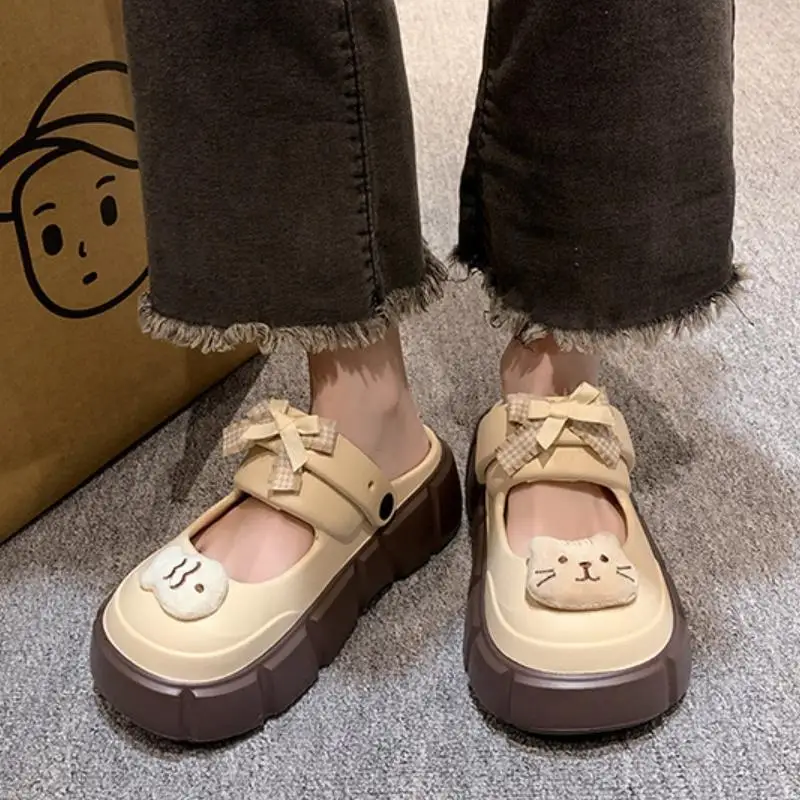 Nowe Urocze DIY Klapki Damskie – Korean Street Fashion Female recenzja i cena