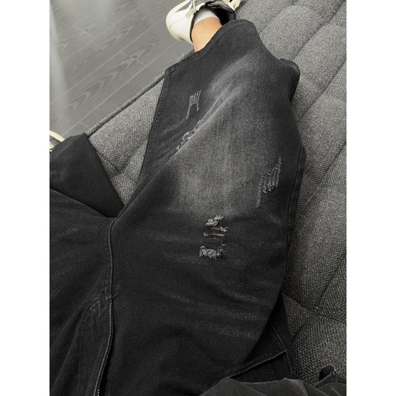 Unisexowe amerykańskie luźne p – Distressed Jean Rip recenzja i cena