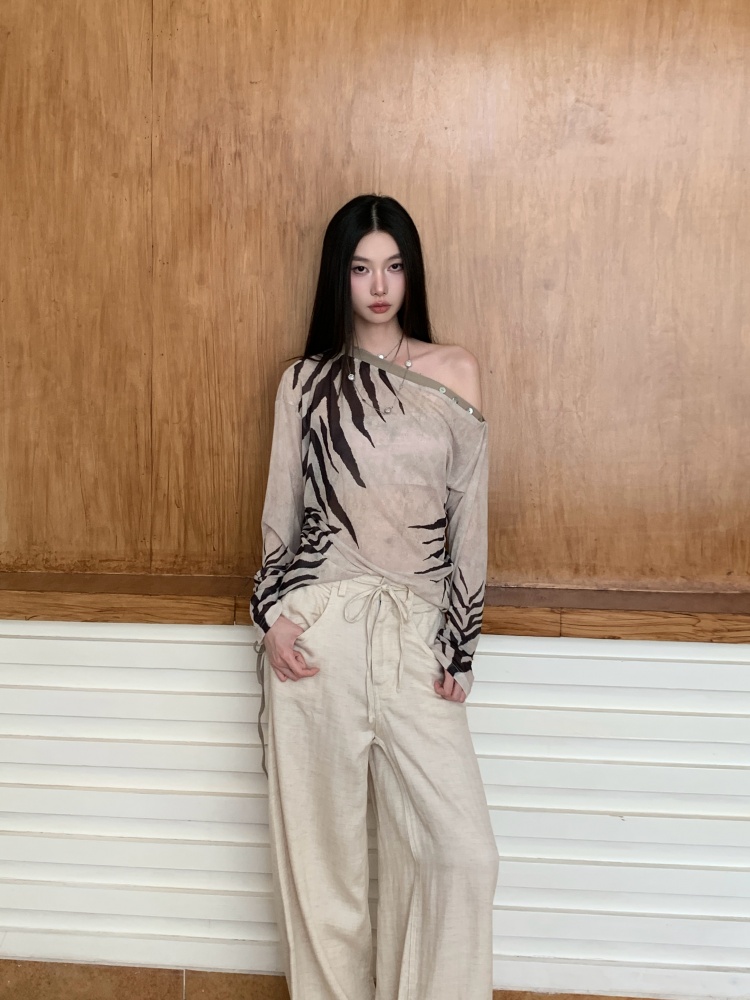 CHEERART Zebra Bluzki z odkryt – Street Fashion Fall 2025 recenzja i cena