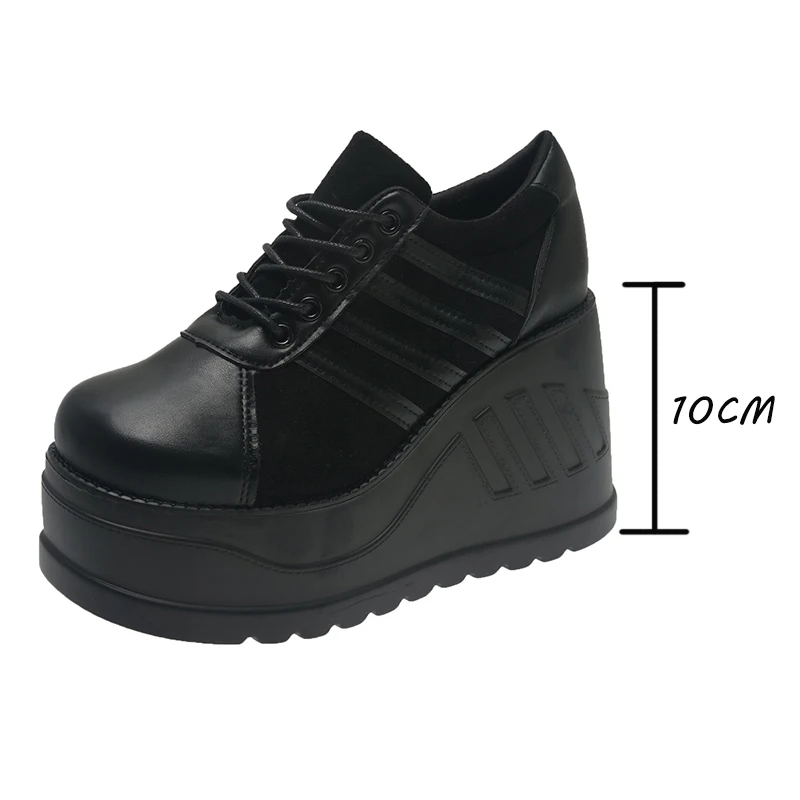 Duże Rozmiary 35-43 Czarne Dam – Street Fashion Goth recenzja i cena