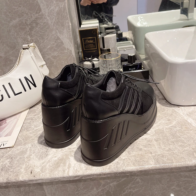 Duże Rozmiary 35-43 Czarne Dam – Street Fashion Goth recenzja i cena