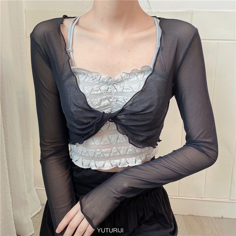 Damska siateczkowa bluzka bale – Mesh Top Layering recenzja i cena