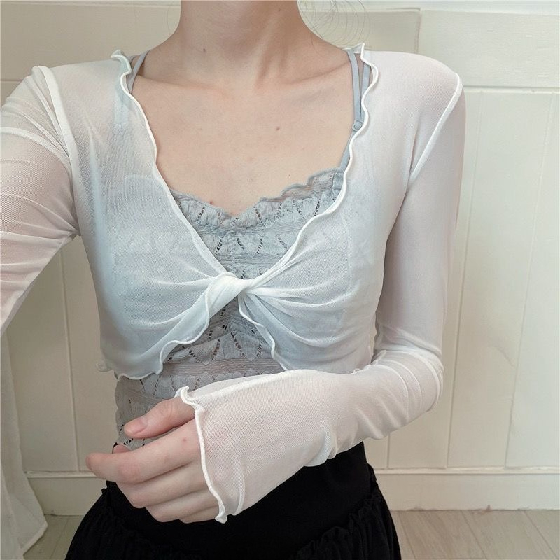 Damska siateczkowa bluzka bale – Mesh Top Layering recenzja i cena