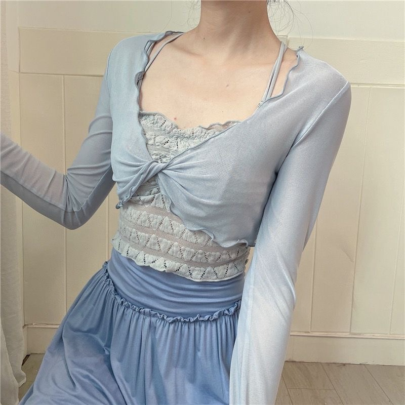 Damska siateczkowa bluzka bale – Mesh Top Layering recenzja i cena