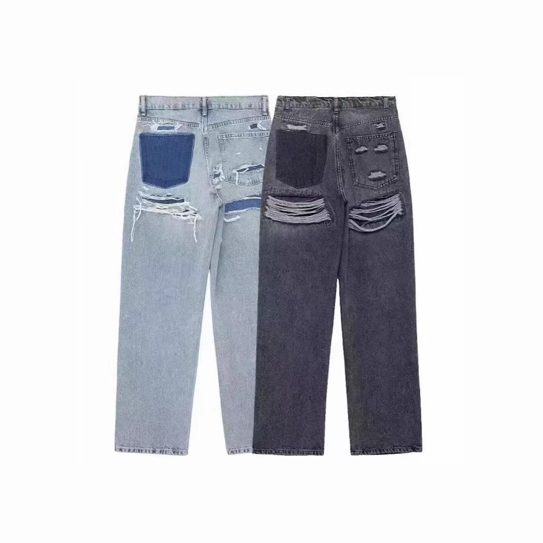 Damskie jeansy z wysokim stane – Distressed Jean Rip recenzja i cena