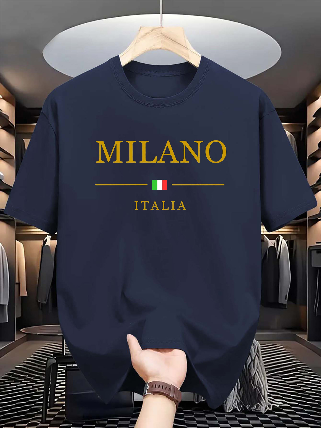 T-shirt z nadrukiem włoskiego  – Street Fashion Of Milan recenzja i cena