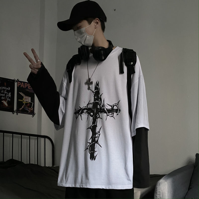 Grunge Odzież Damska Koszulka  – Street Fashion Goth recenzja i cena