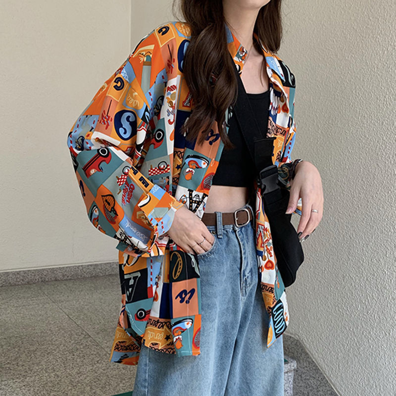 Koszule damskie z nadrukiem, n – Korean Street Fashion Female recenzja i cena