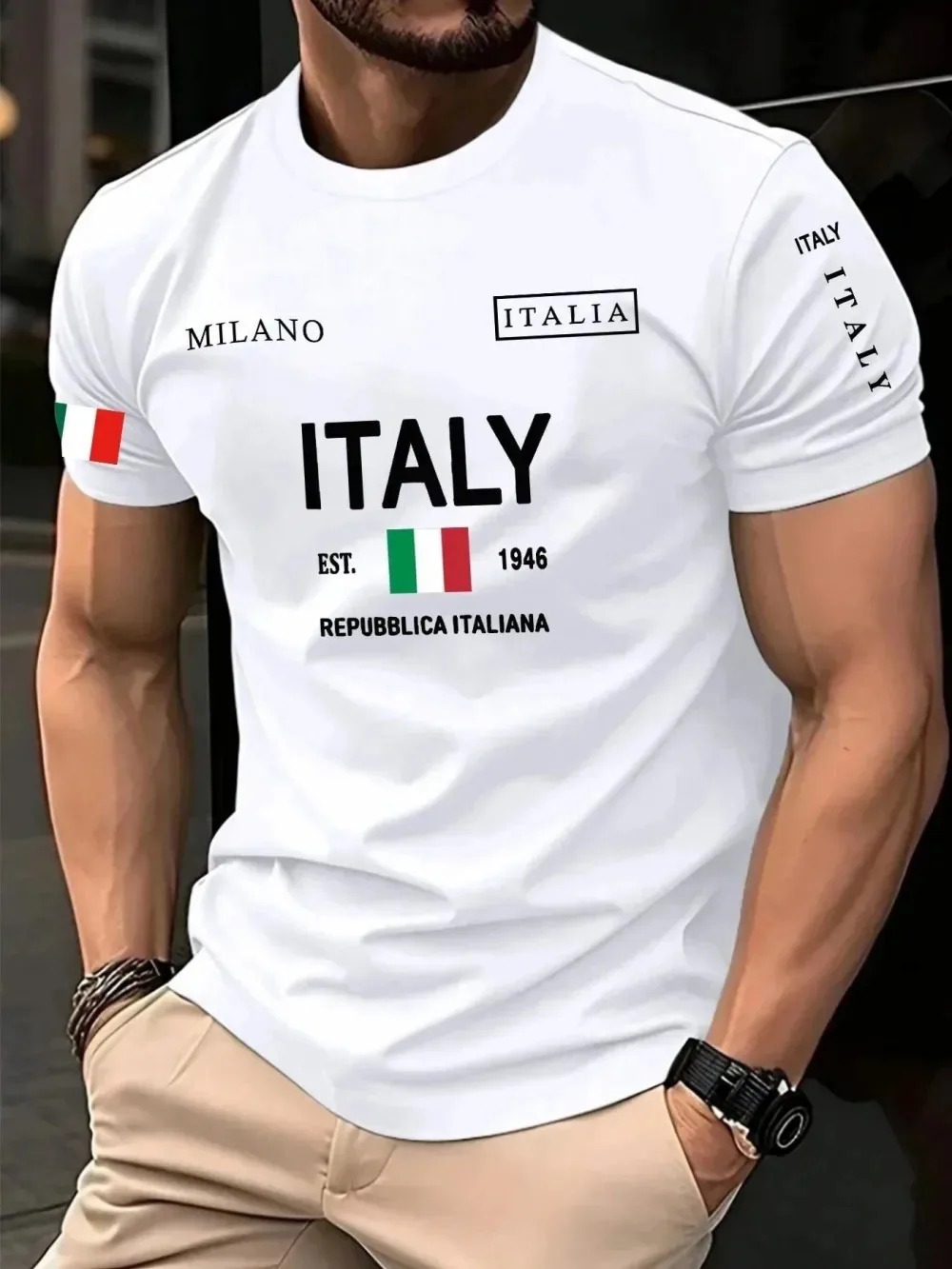 Koszulka męska 3D z nadrukiem  – Street Fashion Of Milan recenzja i cena