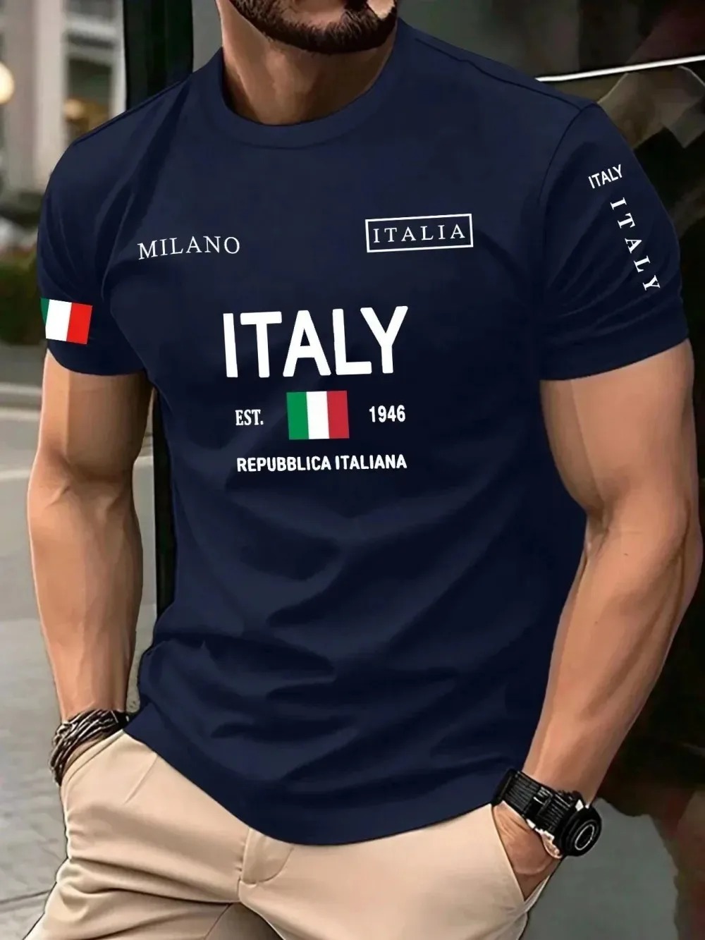 Koszulka męska 3D z nadrukiem  – Street Fashion Of Milan recenzja i cena