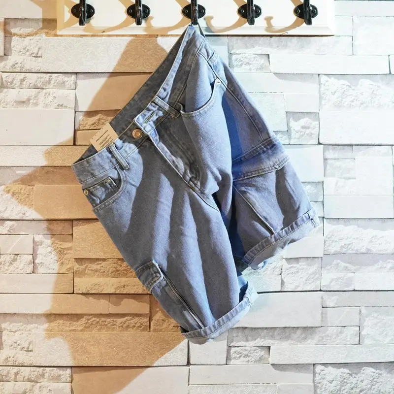 Luźne Proste Krótkie Jeansy Mę – Street Fashion Jeans recenzja i cena
