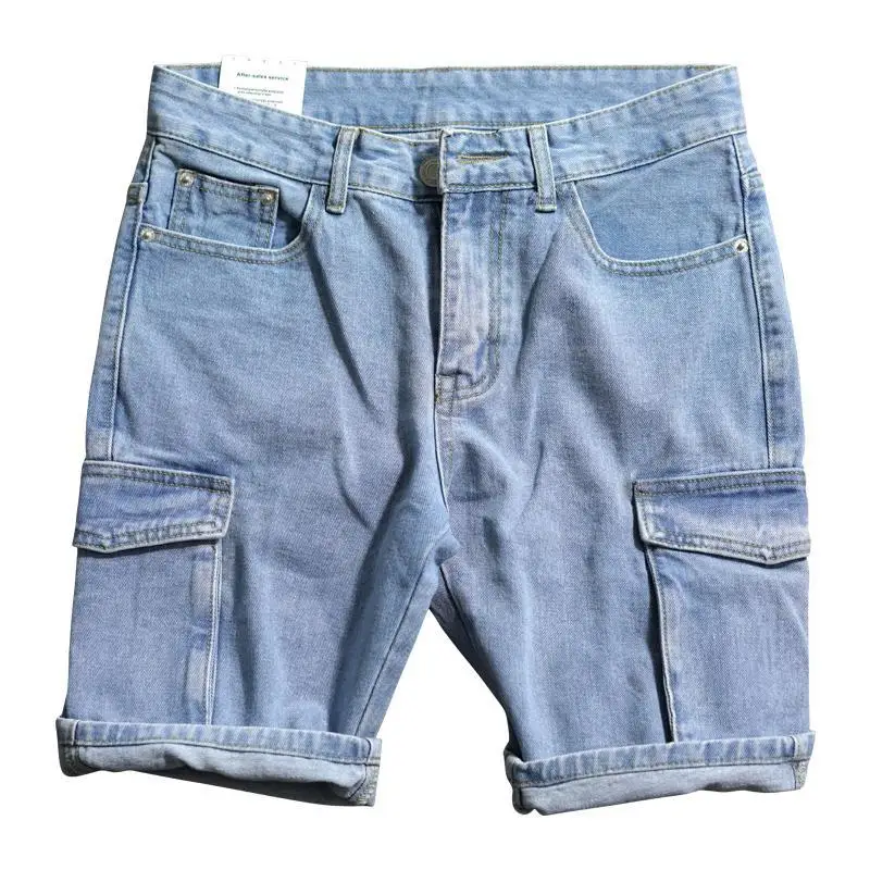 Luźne Proste Krótkie Jeansy Mę – Street Fashion Jeans recenzja i cena