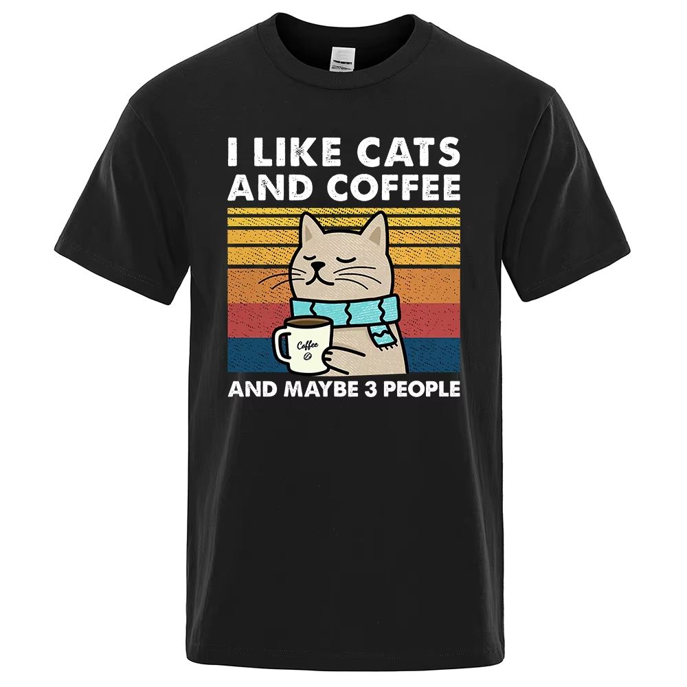 Koszulka męska I Like Cats and – Fashion Street Cat recenzja i cena