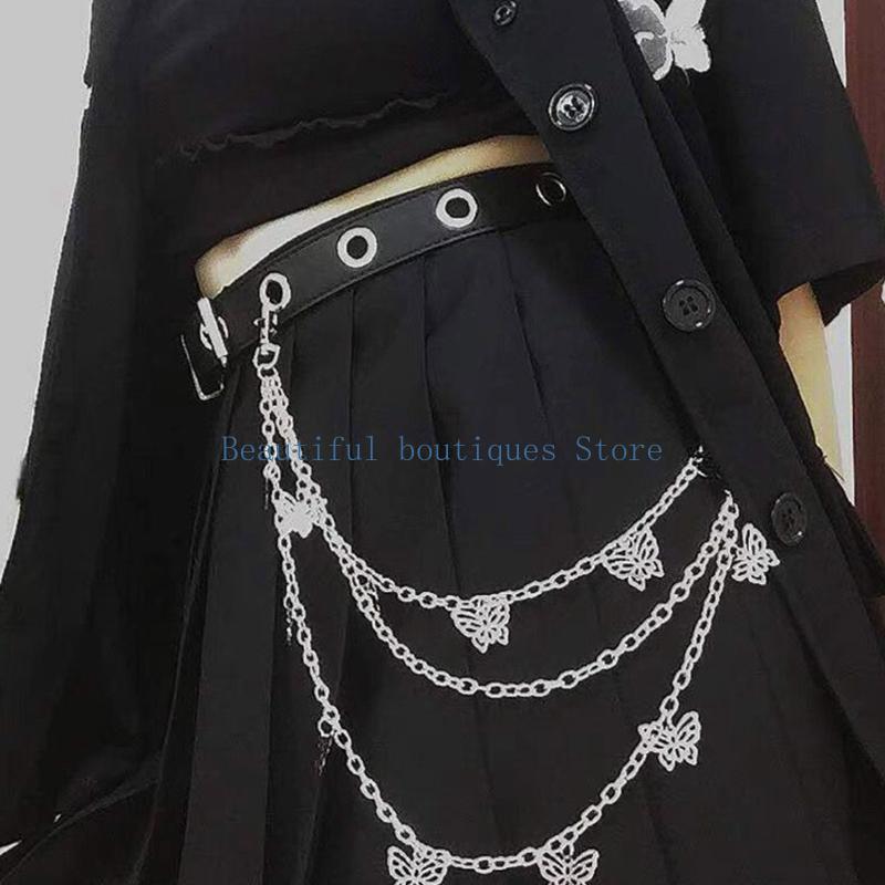 U4LF 6 szt. Spodnie punkowe w  – Street Fashion Reference recenzja i cena