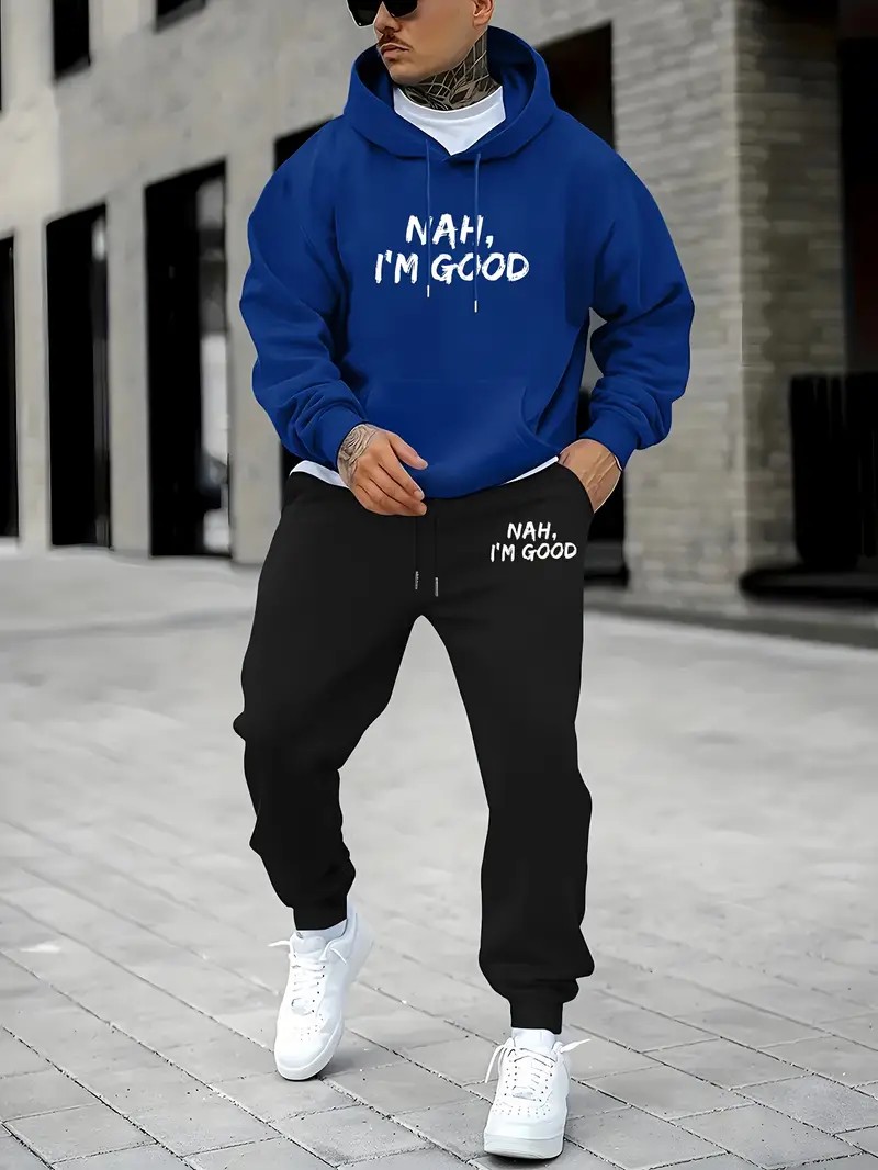 Zestaw męski: bluza z kapturem – Street Fashion For 2026 recenzja i cena