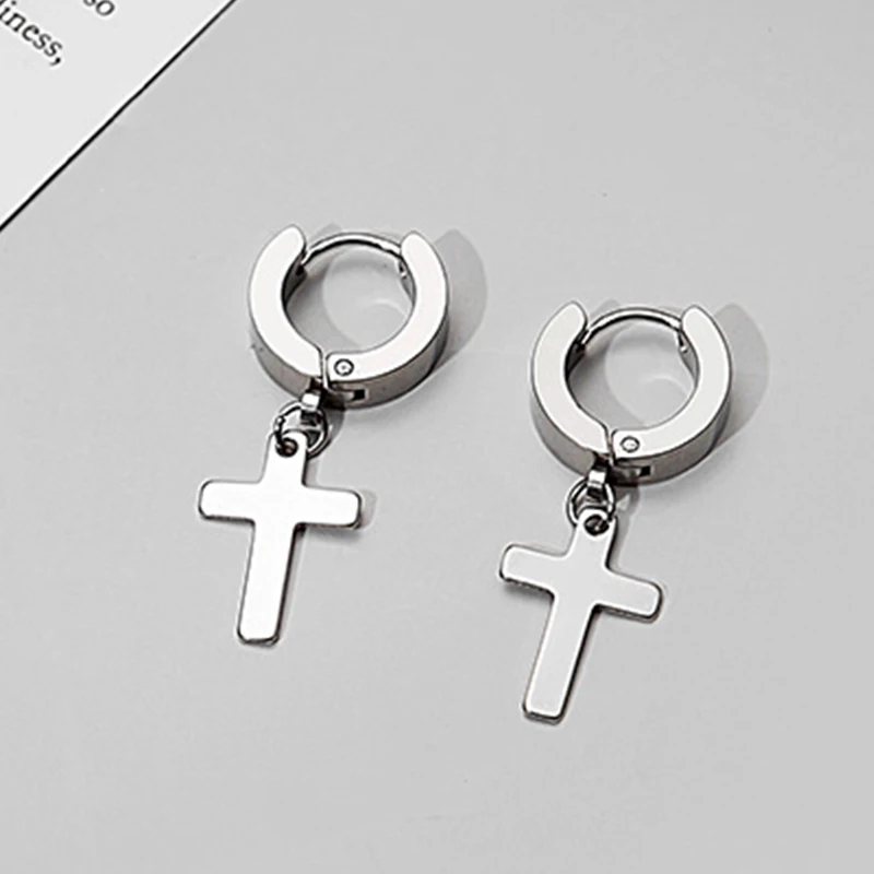 4 pary Punk stal-kolorowe kolc – Street Fashion Earrings recenzja i cena