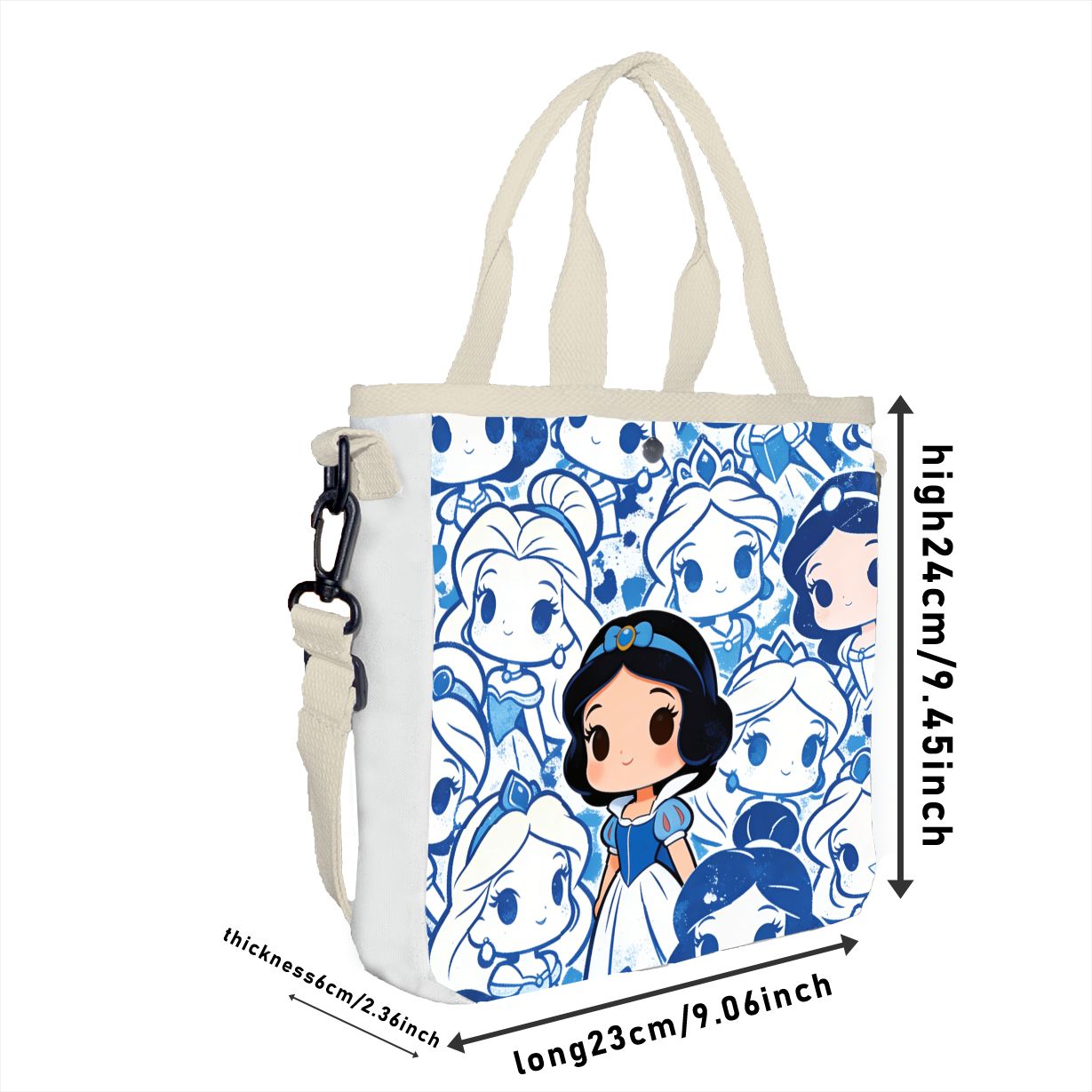 Torba na zakupy z nadrukiem po – Tote Bag Canvas Print recenzja i cena