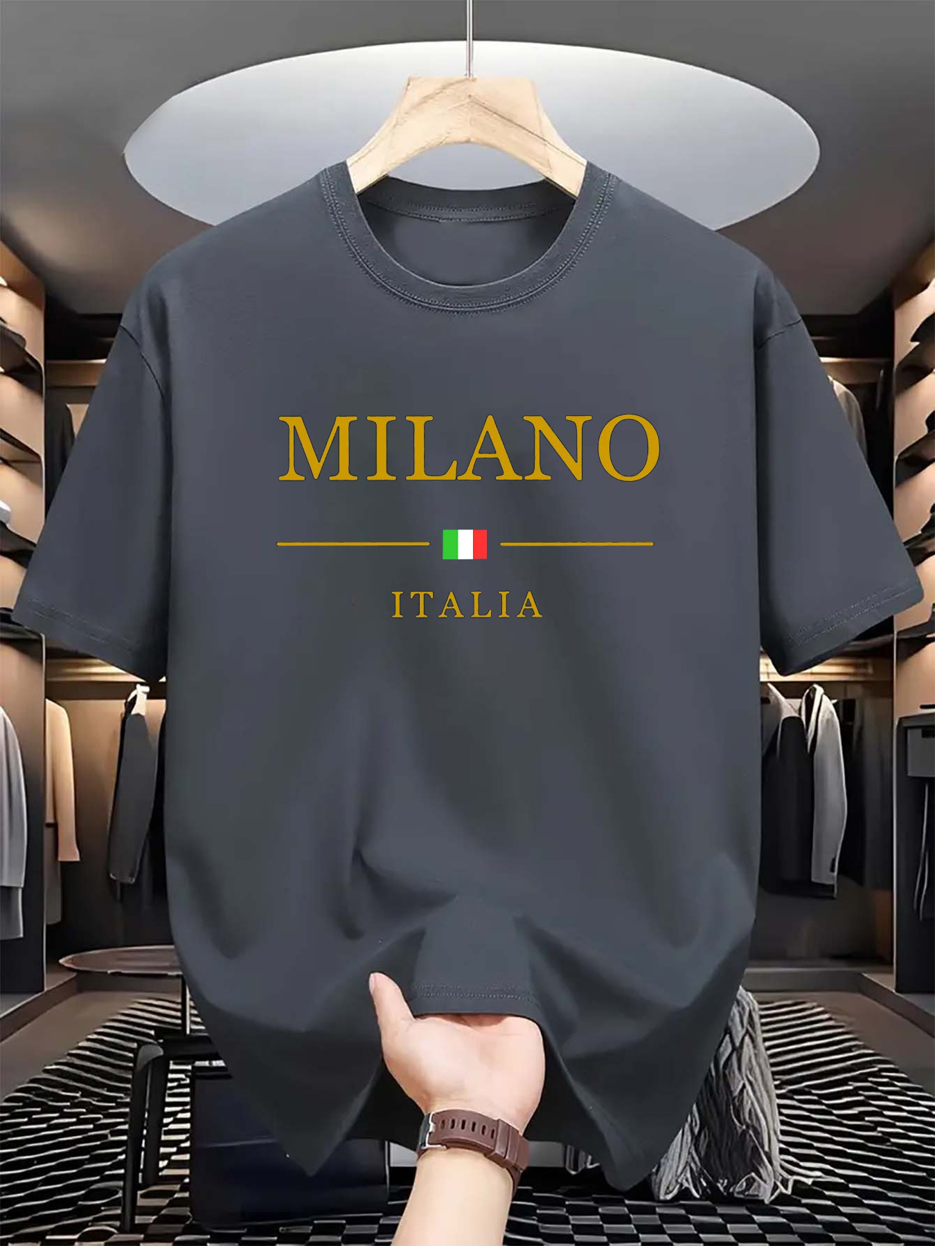 Męska koszulka letnia z nadruk – Street Fashion Of Milan recenzja i cena