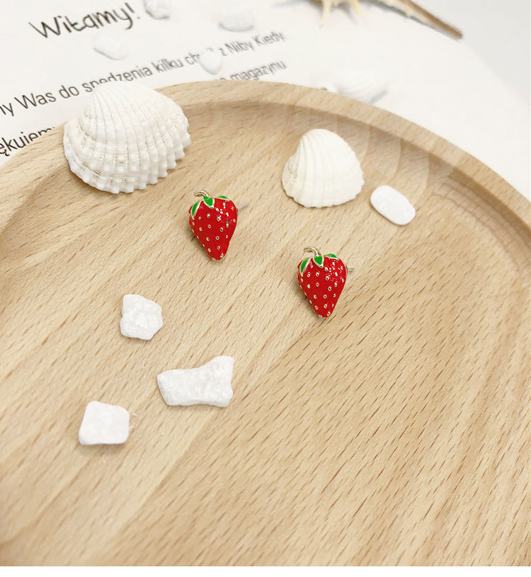 Akrylowe kolczyki z truskawkam – Street Fashion Earrings recenzja i cena