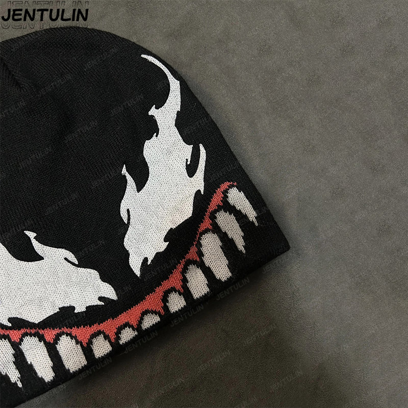 Modne czapki beanie w stylu Y2 – Street Fashion Goth recenzja i cena