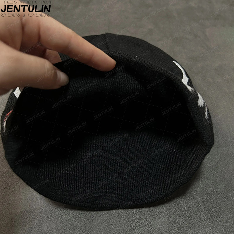 Modne czapki beanie w stylu Y2 – Street Fashion Goth recenzja i cena