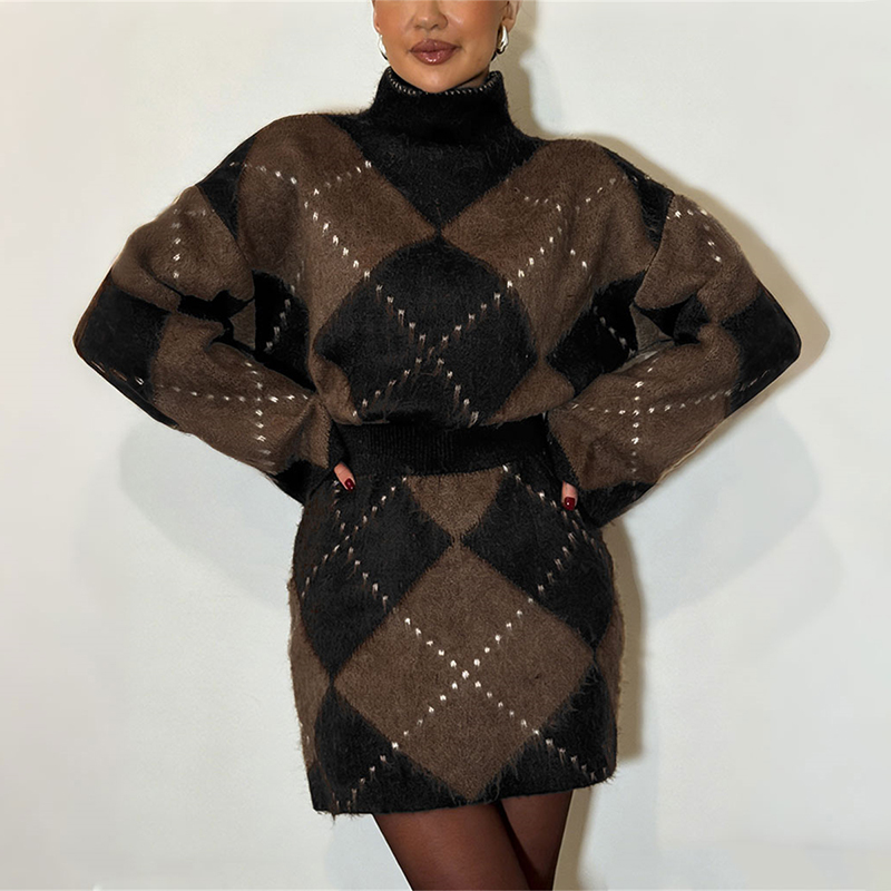 TARUXY Golf Sweter Dzianinowy  – Street Fashion Outfit Girl recenzja i cena