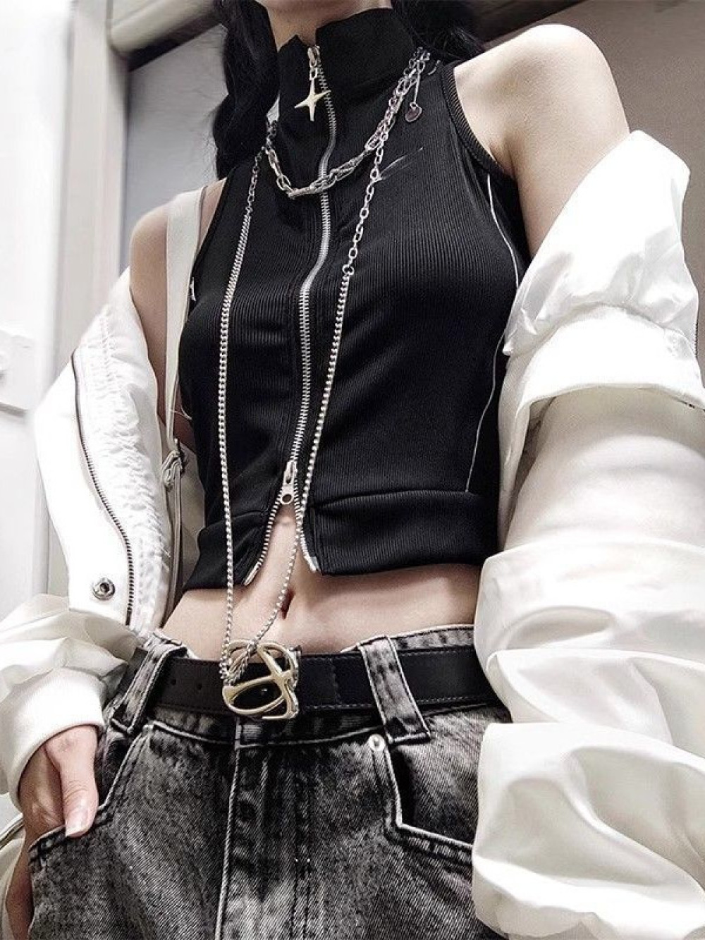 Nowa letnia krótka kamizelka d – Street Fashion Goth recenzja i cena