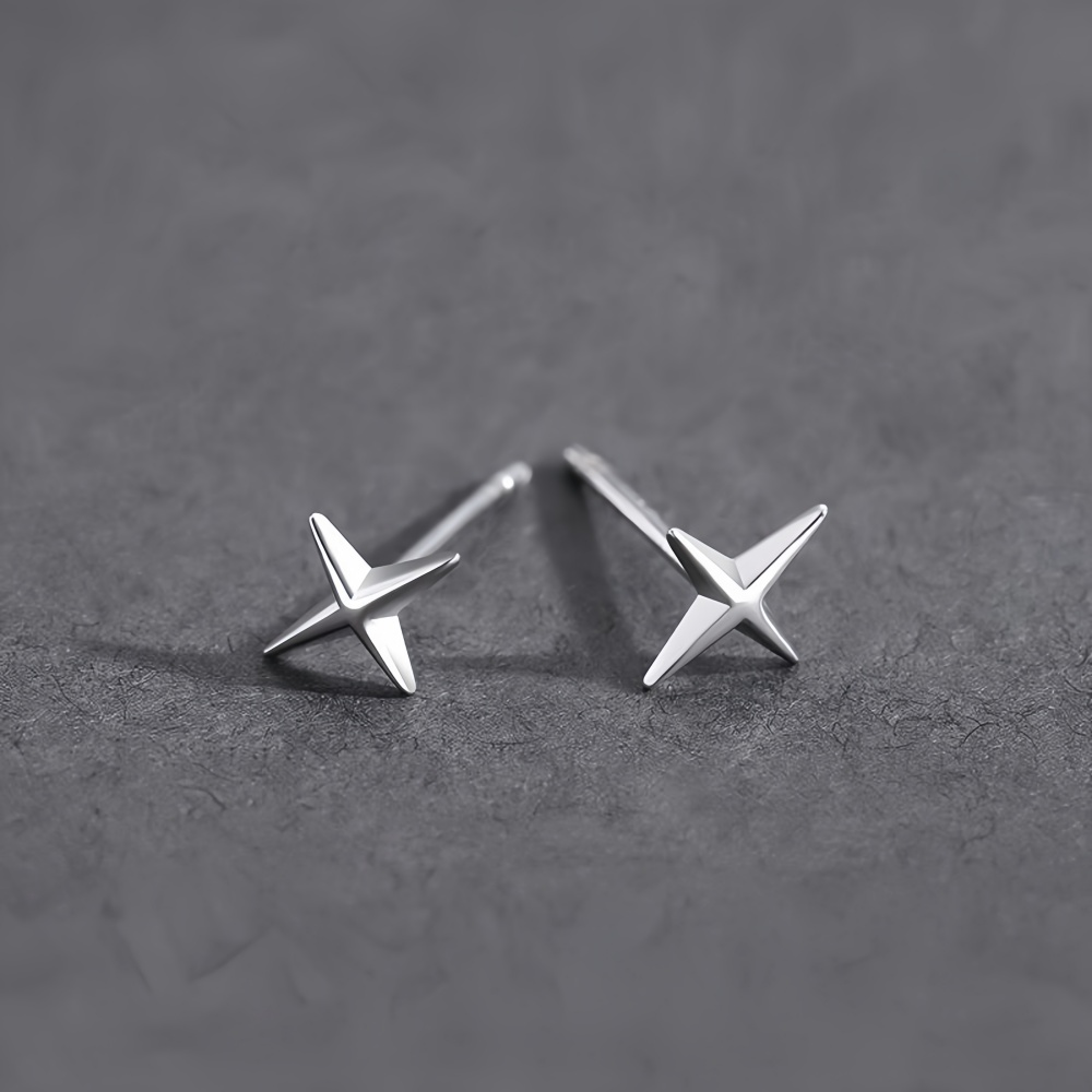 Proste kolczyki sztyfty z krzy – Street Fashion Earrings recenzja i cena