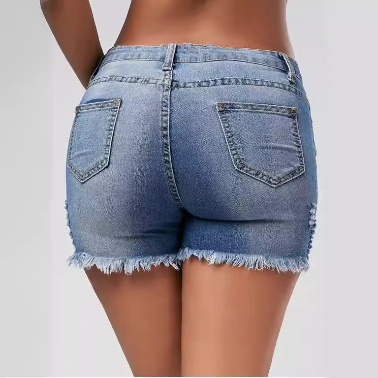 Szorty Damskie Dżinsowe z Dziu – Distressed Jean Rip recenzja i cena