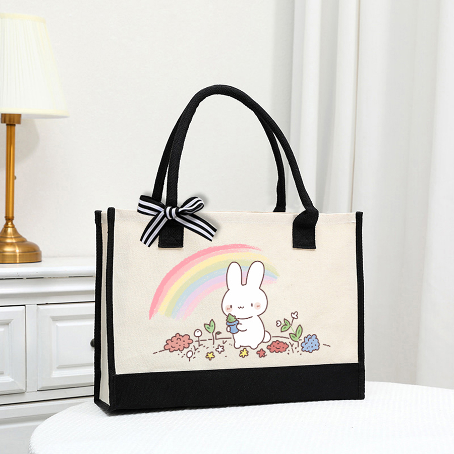 Torba płócienna w jasnym biały – Tote Bag Canvas Print recenzja i cena