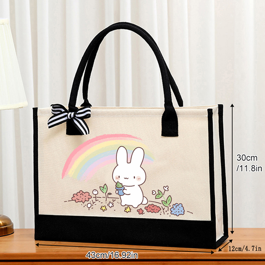 Torba płócienna w jasnym biały – Tote Bag Canvas Print recenzja i cena