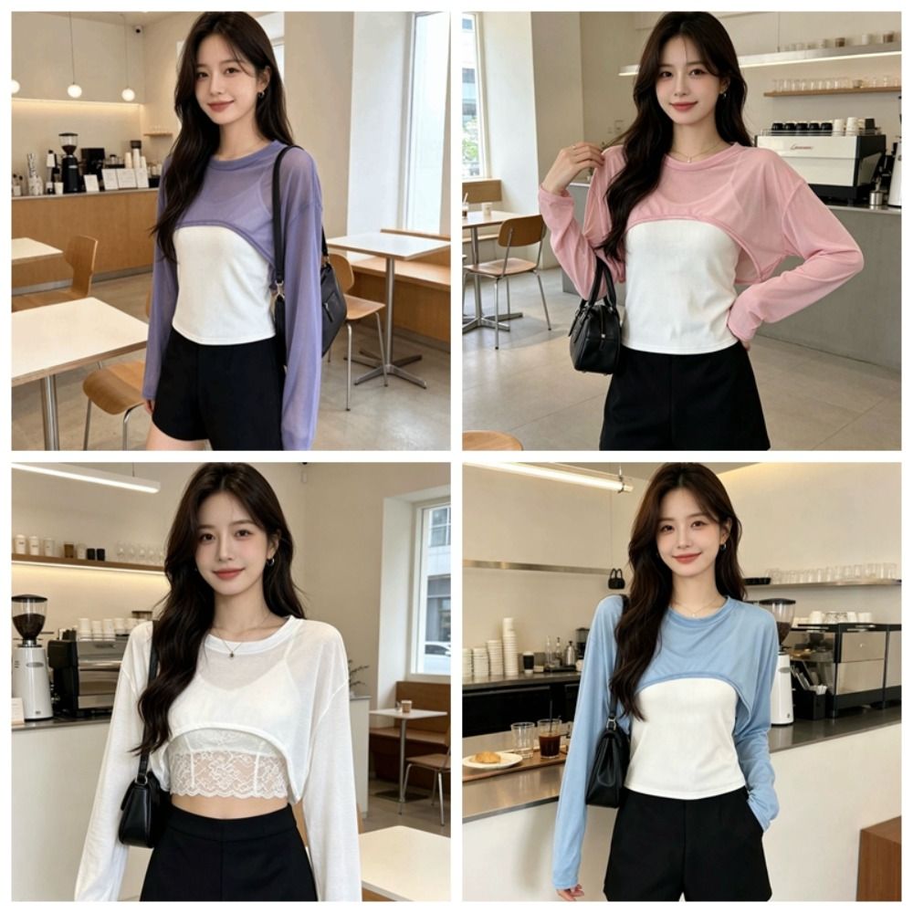 Lekka siateczkowa narzutka chr – Mesh Top Layering recenzja i cena